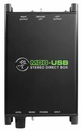 613817020484 MACKIE Mdb Usb Stereo Box Di Noise Operation #2