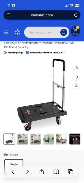 Ffts MAGNA CART Flatform Wheel Folding