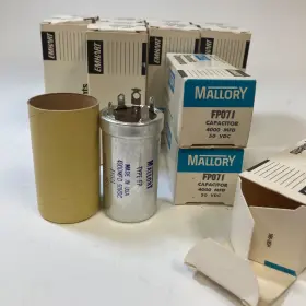 FP071 MALLORY Ftlytic Twist Prong Nos Cardboard Cover