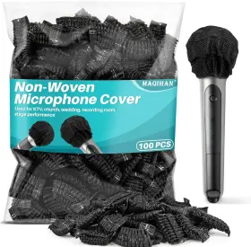 313056751766 MAQIHAN Microphone Cover Mic Disposable Odorless