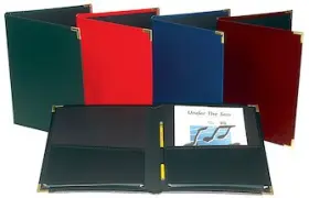119376 MARLO PLASTICS Choral Rehearsal Folder Gusset Pockets