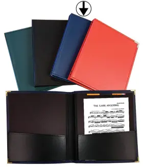 119381 MARLO PLASTICS Orchestra Folder Rehearsal