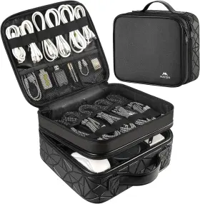 125100 MATEIN Cable Organizer Bag Waterproof Travel