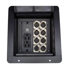 840749137793 MCSPROAUDIO Ac Usb Pro Audio Recessed Recess Box