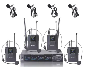 UR-226-B MIVGHYY Wireless Microphones Uhf Headset Lavalier Tr
