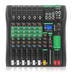 AX-60S MIZISNR Channel Audio Mixer Dj Board Sound Music