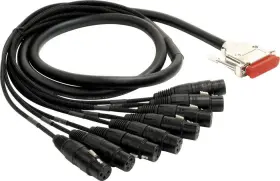 GOLD-DB25-XLRF-15 MOGAMI Xlr Female