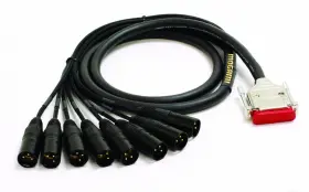 GOLD-DB25-XLRM-10 MOGAMI Xlr Male Studio Snake Cable
