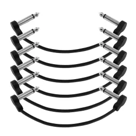 201115020 MOICSTIY Pack Guitar Patch Cables Ts Right Angle