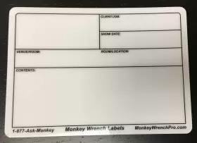 12PACK MONKEYWRENCH Road Label Pack