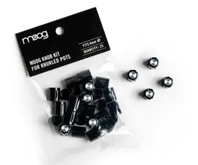 RES-KNOB-KIT-01 MOOG Knobs Knurled Pots Semi Modular Synths