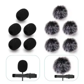 552957 MOZEAT LENS Microphone Cover Furry Windscreen Foam Set