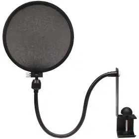 SPF1 NADY Clamp Microphone Pop Filter Wind Screen Flexible