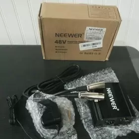 40085860 NEEWER Channel Phantom Power Supply Adapter Xlr