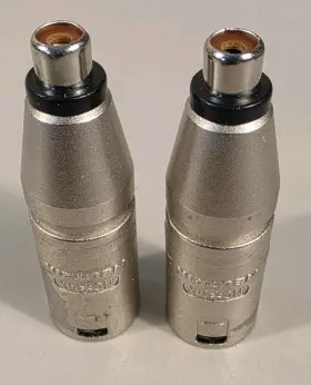 NA2MPMF NEUTRIK Pin Xlr Male Rca Female Phono Adapter