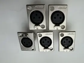 NC3FD-L-1 NEUTRIK Swiss Female Xlr Chassis Mount Connector