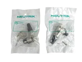 NC3FRC NEUTRIK Xlr Female Pin Rt Angle Connector Set Nos
