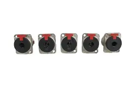 NJ3FP6C NEUTRIK Jack Pole Panel Sliver Set Nos