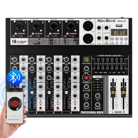 MX04 NEW BAXS Audio Mixer Channel Interface Sound Board