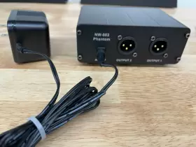 NW-002 NEWEER Dual Channel Phantom Power Box Nos