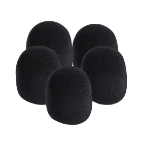 58WS-BK-5-PACK BALL Foam Microphone Windscreen