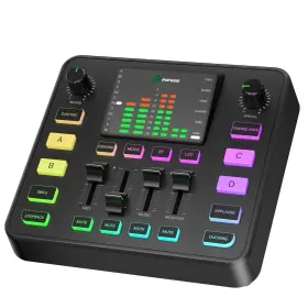 T12S P-PUPGSIS Gaming Audio Mixer Interface Trs Dynamic Mic