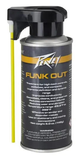 00456600 PEAVEY Funk Contact Switch Cleaner Spray