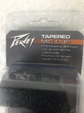54770 PEAVEY Front Loading Slide Pivot Mic Clip Tapered #2