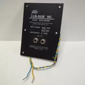 98890521 PEAVEY Hc Subwoofer Bass Enclosure Cabinet Plate