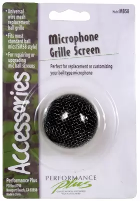MB58-B PERFORMANCE PLUS Mesh Screw Ball Microphone Grille #3