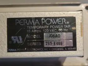 J06A0 PERMA POWER Sockets Rack Mount Outlet Strip #3