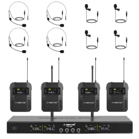PTU-5200-4B PHENYX PRO Wireless Microphone Mic Set Bodypa