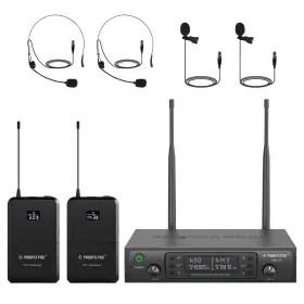 PTU-71-2B PHENYX PRO Dual Uhf Wireless Microphone Auto Mic
