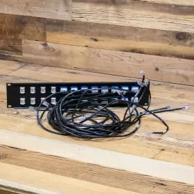 24-BKNPP-2U PIXELGEAR Blank Keystone Network Patch Panel Rack #3