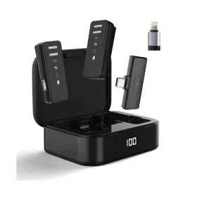 707457223616 PJYUBVOR Wireless Lavalier Lapel Microphone Ipad