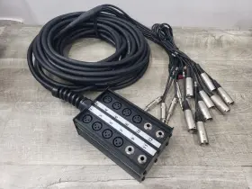 SMC0804FBQ-50 PRO CO Sound Stagemaster Snake Xlr #2