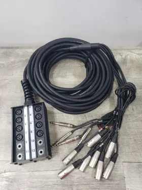 SMC0804FBQ-50 PRO CO Sound Stagemaster Snake Xlr #3