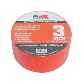 XGF-360ORANGE PRO X Gaffer Tape Pros Choice Residue