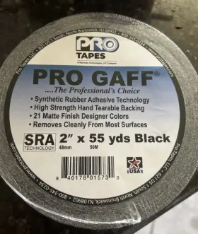 CGT-80-01000-2-060-BL PROTAPES Pro Gaff Gaffer Tape Yards