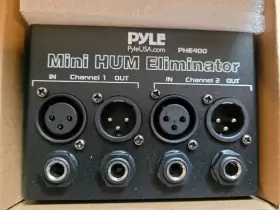 PHE400 PYLE Hum Noise Eliminator Box Xlr Jacks #2