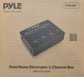 PHE400 PYLE Hum Noise Eliminator Box Xlr Jacks