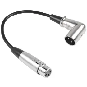 21458 QIANRENON Angle Xlr Microphone Cable Right Male