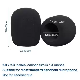 746362098513 QIEIMUFHD Microphone Cover Foam Mic Windscreen #3