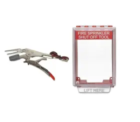 Qmtc QUICKSTOP Tool Fire Sprinkler Head Shutoff Wall Cabinet