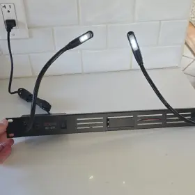 RL-2X RABY AUDIO Rackmount Dual Gooseneck Led Light