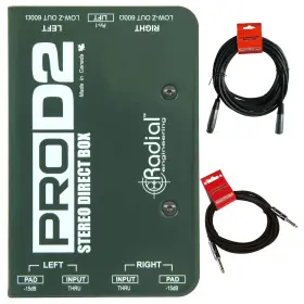 799491175969 RADIAL ENGINEERING Passive Channel Box Stereo Di