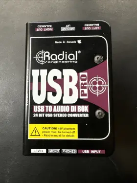 V-G25C RADIAL ENGINEERING Usb Pro Stereo Di Level Control Bit