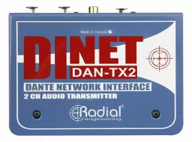 R800-1064 RADIAL Dinet Dante Network Transmitter