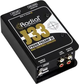 R800-1300 RADIAL Turntable Preamp Box