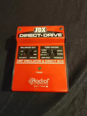 R800-1404 RADIAL Jdx Drive Guitarsimulator Di Box Guitar Amp